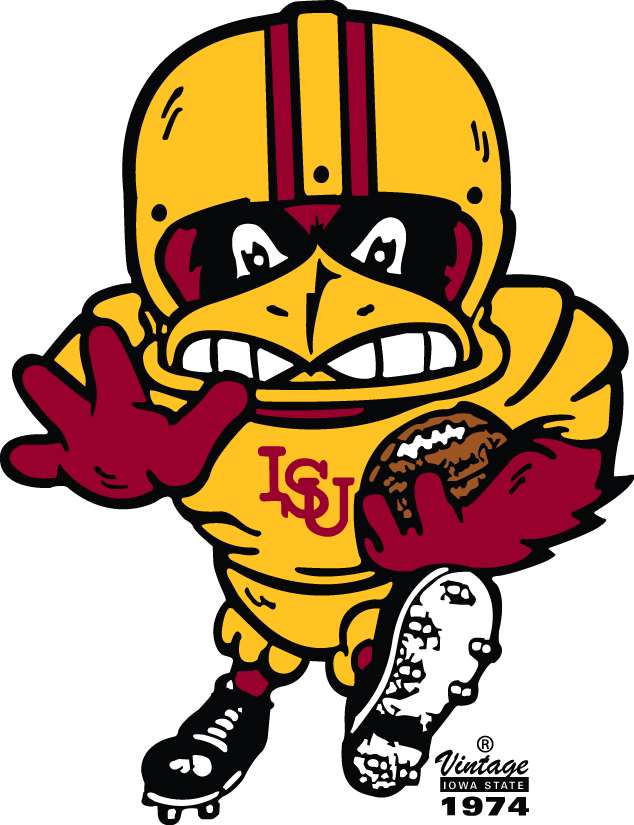 Iowa State Cyclones 1974-1983 Mascot Logo v2 iron on transfers for clothing